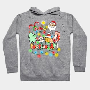 funny christmas AF Hoodie